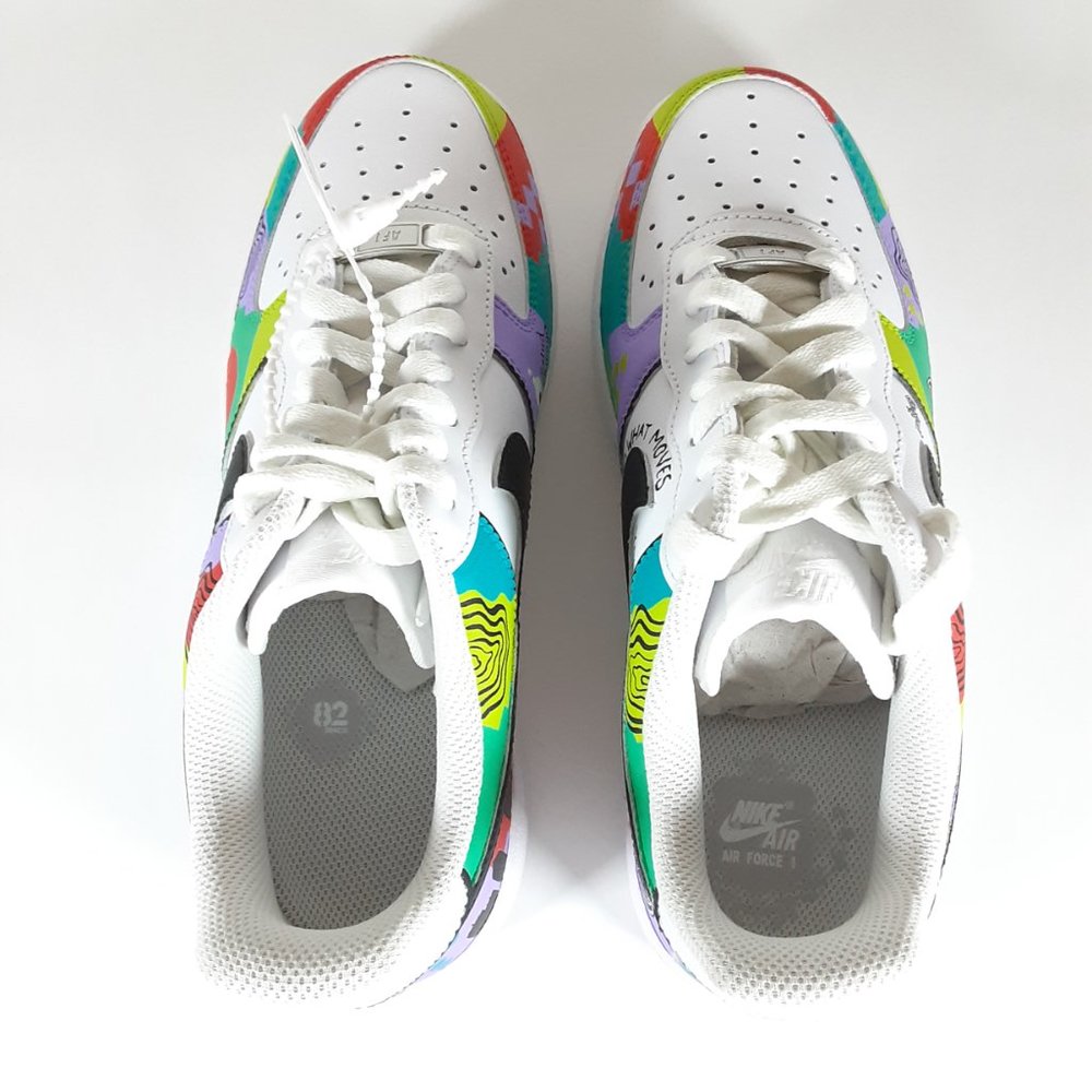 LOLLAPALOOZA X BACARDI WOMEN'S NIKE AIR FORCE 1 Shoes Size 8 PISOS BY TATZ BNIB - Picture 7 of 16